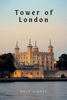 the tower of london with text overlaying it that reads, the ultimate guide to london