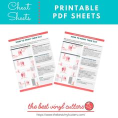 the best way to cut paper is with this free printable pattern and instructions for how to