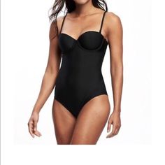 Brand New Black Bathing Suit Super Sexy Slim Fit Perfect Beach/Pool Wear #Blackbathingsuit#Black#Oldnavysuit#Beachwear#Poolwear#Summerlook Black Fitted Push-up Swimwear, Black Bathing Suit, Pool Wear, Black Bathing Suits, Beach Pool, Bathing Suit, Womens Swim, New Black, Bathing Suits