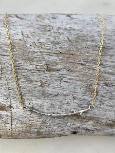 -Sterling silver twig  -1.5" long -15" gold filled box chain -Gold filled lobster claw closure Tree Branch Necklace, Necklace Tree, Branch Necklace, Tree Necklace, Chain Gold, Tree Branch, Nature Jewelry, Box Chain, Salt Lake City