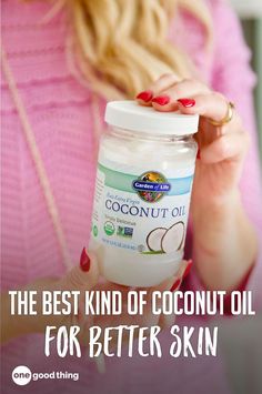 One Good Thing by Jillee is home to the most useful hacks you'll find anywhere! We feature cleaning tips, simple DIYs, & money-saving solutions. Best Coconut Oil For Skin, Coconut Oil Skin Benefits, Coconut Oil Toothpaste, Coconut Oil Face Mask, Unrefined Coconut Oil, Oil Remedies