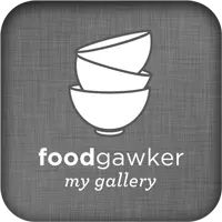 the foodgawker my gallery logo is displayed on a gray square with white lettering