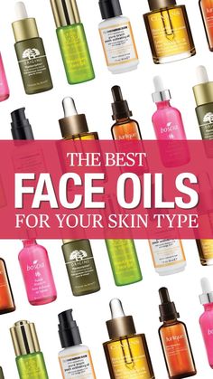 For every skin issue, there's an oil to cure it. ID your skin type here, then find the best one for you. Face Oil For Sensitive Skin, Best Facial Oils Anti Aging, Best Face Oils Skincare, Best Face Oils For Oily Skin, Skin Oils Skincare, Best Face Oil For Glowing Skin, Best Oil For Face, Face Oils Best, Best Facial Oils