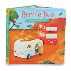 the children's book is about buses and busses, with an image of two people