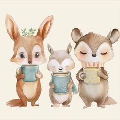 Fox Clipart, Tree Stump, Baby Fox, Junk Journaling, Unique Image, Cute Gif, Clipart Images, Watercolor Clipart, Coffee Break