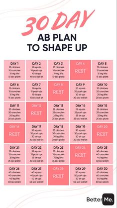 the 30 day ab plan to shape up