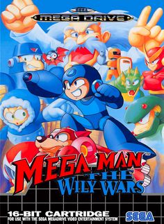 an advertisement for mega man and the wii wars