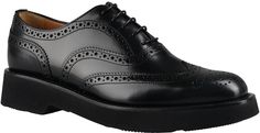 Elevate your look with these stylish oxfords. The perforated leather adds a unique touch to a classic style, perfect for adding a bit of flair to any outfit. Whether you're dressing up for a special occasion or just want to elevate your everyday look, these oxfords are a versatile and fashionable choice. Perforated leather for a unique and stylish look Classic oxford style with a modern twist Versatile enough to dress up or down | Church's Women's Perforated Leather Oxfords Loafer in Black | Siz Oxford Style, Dressing Up, Prada Designer, Perforated Leather, Elevate Your Look, Classic Looks, Everyday Look, Classic Style, Special Occasion