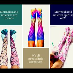 - 3d Printed Socks Long Knee Mermaid Socks - Comfy And Stylish High Quality Socks - Material: Spandex / Polyester / Cotton - Feature: Eco-Friendly, Sweat-Absorbent, Breathable - Length: Knee High - Size: One Size Fits All / Suitable For Most Girls And Women Shoe Size And Daily Wearing And Kids 7 Years And Above Can Use - Season: Spring, Winter, Autumn, Spring ,Summer - Color: Multi Color - Type: Casual - Vibrant And Unique Socks That Are So Colorful Getting Dressed For The Day Is Fun Mermaid And Unicorn, Mermaid Socks, Unicorn Socks, Printed Socks, Unique Socks, Comfy Socks, Getting Dressed, Summer Color, Summer Colors