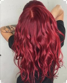 Magenta Hair Colors, Aveda Hair Color, Bright Blue Hair, Magenta Hair, Aveda Hair, Dyed Red Hair, Bright Red Hair, Beautiful Red Hair, Hair Done