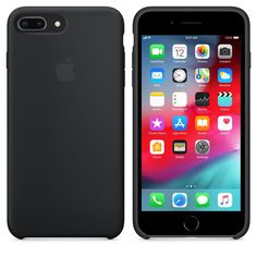 an iphone case is shown in grey