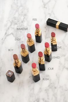 Best of Chanel Makeup - The Beauty Look Book Chanel Lipstick Aesthetic, Chanel Lipstick Swatches, Channel Lipstick, Chanel Rouge Coco Flash, Makeup Luxury, Chanel Lip