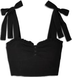 Black Cropped Tops With Smocked Back, Trendy Fitted Cotton Smocked Top, Chic Black Cotton Smocked Top, Summer Black Cotton Smocked Top, Black Fitted Cotton Smocked Top, Black Cotton Top With Smocked Back, Fitted Black Smocked Cotton Top, Black Casual Cotton Smocked Top, Black Cotton Smocked Top