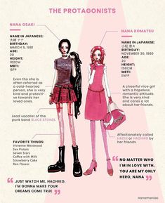 an info sheet describing the different types of women's fashions