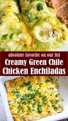 an enchilada is shown with the title above it