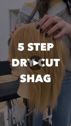 25K views · 1K reactions | Easy shag in 5 steps. Boom bam 💥

1️⃣ center guide

2️⃣ over direct both sides to the center like a shark fin 🦈

3️⃣ point cut/slide cut for a soft line

4️⃣ repeat in the back

5️⃣ clean up perimeter. 

More detailed tutorial going up in subscribers tonight. 

Shears: 6” @fancyscissors swivels - yes they’re awesome, and yes, you can get them in my link in bio ❤️ use my discount code: EMCHEN

Iron: @babylissprousa Prima | Emily Chen | emchenhair · Original audio Point Cut, Shark Fin, Both Sides, Discount Code, Clean Up, Hair