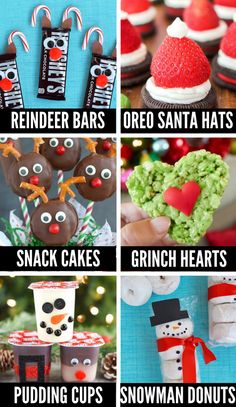 christmas treats and desserts for kids to make with their own handmade candy bars