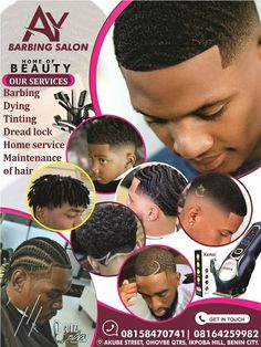 Business Flyer Black Man Haircut, Hair Poster Design, Man Haircut, Shop Banner Design, Hair Salon Marketing, Haircut Salon, Beauty Salon Posters, Photoshop Tutorial Typography, Adobe Photoshop Design