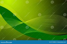 an abstract green background with wavy lines and waves stock photo image - 537984