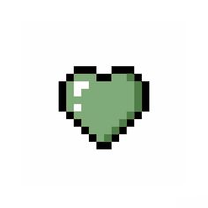 an image of a pixel heart on a white background