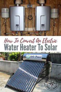 how to convert an electric water heater to solar