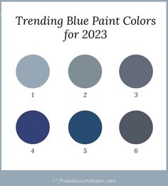 the best gray blue paint colors for 2012