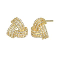 "Gold plated Cubic Zirconia EARRINGS, Statement Earrings, Diamante Earrings, Modern Stud Earrings, Women bridal Jewelry, Gift for Her  If you are a huge fan of statement earrings or Diamante Earrings , then you will love these brass base real Gold plated statement earrings. These modern earrings make a perfect addition to a more glamorous look. This special stud earring in an appropriate size, easily fit your ears and won't bother your ears. Unique and elegant design earrings are perfect for most women and girls. Adorn your ears with eye-catching Gold plated Cubic Zirconia earrings and win sweet many compliments!   Available in Yellow Gold plated and  Platinum plated two colors . ------------------------------------------- E A R R I N G S ● D E T A I L S ----------------------------------- Plated Cubic Zirconia Round Earrings, Cubic Zirconia Round Plated Earrings, Cubic Zirconia Plated Earrings, Round Plated Cubic Zirconia Earrings, Silver Plated Hoop Earrings With Cubic Zirconia, Silver Plated Cubic Zirconia Hoop Earrings, Silver-plated Cubic Zirconia Hoop Earrings, Silver-plated Cubic Zirconia Earrings, Plated Round Earrings For Anniversary