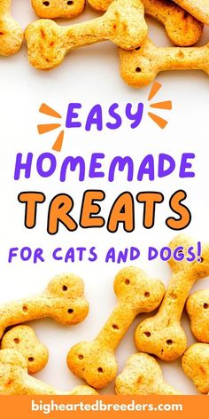 an image of homemade treats for cats and dogs