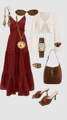 70s Inspired Outfits, Look Boho Chic, Luxury Photography, Estilo Indie, Earthy Outfits, Outfit Collage, Boho Chic Outfits, Classy Fashion, Winter Trends