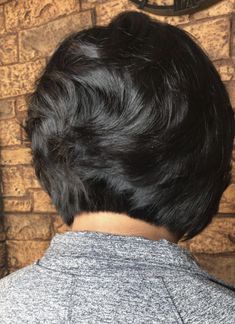 Quickweave Hairstyles For Black Women, Hairstyles For Black Women Bob, Quickweave Hairstyles, Black Women Bob, Hair Bobs, Black Hair Short Cuts, Short Black Hair, Short Bobs, Haute Hair