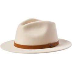 Messer Hat Classic Beige Panama Hat For Winter, Classic Cream Fedora For Winter, Classic Cream Winter Fedora, White Flat Bill Hat For Winter, White Flat Bill Winter Hats, White Winter Flat Bill Hat, Casual Felt Hat For Spring, Casual Cream Fedora For Winter, Casual Panama Hat With Curved Brim For Winter