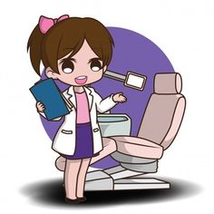 a woman in a white lab coat standing next to a toilet and holding a clipboard