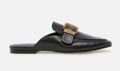 Santel Flats - 13 Hub Lane   | Chic Mules For Workwear, Chic Fall Mules For Workwear, Chic Fall Workwear Mules, Fall Workwear Mules With Buckle Closure, Workwear Buckle Closure Mules For Fall, Workwear Buckle Closure Fall Mules, Workwear Fall Buckle Closure Mules, Chic Mules For Workwear With Buckle Closure, Chic Spring Mules For Workwear