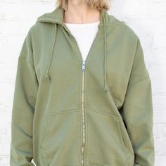 Basic, Zip-Up Hoodie In Matcha Green With Two Pockets And A Drawstring Hood. Fabrics: 75% Cotton, 25% Polyester Measurements: 25" (64 Cm) Length, 23" (58 Cm) Bust Made In: China Nwot Green Hoodie Sweatshirt For Everyday, Sporty Green Everyday Hoodie, Green Sporty Everyday Hoodie, Green Hooded Hoodie For Everyday, Green Everyday Hooded Hoodie, Everyday Green Hooded Hoodie, Green Sweatshirt With Double-lined Hood For Fall, Green Double-lined Hood Sweatshirt For Fall, Christy Hoodie Brandy Melville