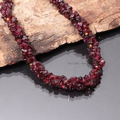 Excited to share the latest addition to my #etsy shop: Natural Red Garnet Chips Beaded Necklace-4mmx5mm AAA Garnet Nuggets Gemstone Necklace-Handmade necklace-Handwoven Necklace-Rope Necklace https://etsy.me/2Wne3qJ #red #anniversary #halloween #chipnugget #floral # Chip Stone Necklace, Handmade Garnet Necklaces With Round Beads, Handmade Garnet Bead Necklaces, Handmade Garnet Beaded Necklaces, Handwoven Necklace, Red Garnet Necklace, Chip Bead Necklace, Necklace Rope, Nugget Bracelet