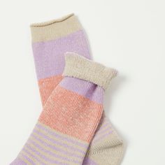 Crafted from a blend of 100% recycled cotton and polyester, this new offering from Kinari boasts a heavy pile, and muted colour palette. This brand strive to make the most ethical socks they possibly can, without sacrificing on comfort, or durability, and we think they have found the perfect balance. High pile crew sock Recycled cotton/poly blend Product code: 16078800 Made in Japan Muted Colour Palette, Summer Socks, Muted Colour, Summer Sock, Muted Color Palette, Crew Sock, Designer Socks, Recycled Cotton, Colour Palette