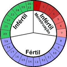 a circle with numbers on each side and the words menstruction in different colors