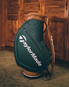 a large bag sitting on top of a wooden floor