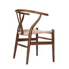 Wishbone Chair Y Chair Solid Wood Dining Chairs Rattan Armchair Natural-Walnut. Wegner Wishbone Chair, Furniture Aesthetic, Comfortable Dining Chairs, Japanese Furniture, Woven Chair, Rattan Armchair, Wooden Dining Chairs, Wood Wax, Natural Weave