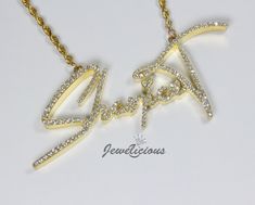 Fabulous Custom Made 3D Name Pendant With Chain - Natural Diamonds available in 10K and 14K Solid Gold all gold colors, 'Shanice' font - Personalized Gift. OTHER FONTS ARE AVAILABLE! Please check in my listings or contact me for details. This fabulous Name Pendants are made to order and take about 10-14 days to finish. This item is made to order and can't be returned or exchanged and refunded! It's 100% customized and personalized to be only yours! It can be done in 3 sizes: Pictured name 'Shani Luxury Customized Yellow Gold Necklace, Customized Gold Diamond Jewelry, Custom Gold Name Necklace With Diamond, Customized Gold Diamond Name Necklace, Customized Gold Name Necklace With Diamond, 3d Name, Name Pendant, Gold Colors, Diamond Cluster Ring