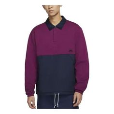 Nike Colorblock Fleece polo Couple Style Purple DJ6082-610 Polo Couple, Couple Style, Fashion Couple, Stylish Sneakers, Unisex Sweatshirt, Quarter Zip, Perfect Pair, Color Blocking, Your Perfect