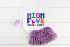 MATCHING FAMILY- https://www.etsy.com/listing/1285159804/girl-5th-birthday-high-five-shirt-fifth?click_key=e72f77cf5545589c61288a3f2d7d10b28b39364a%3A1285159804&click_sum=23773a21&ga_search_query=HIGH%2BFIVE&ref=shop_items_search_9&pro=1&sts=1Welcome to JADEandPAIIGE! Below is a list of sizing and washing instructions for our products! PLEASE READ ALL SHOP ANNOUNCEMENTS PRIOR TO PLACING YOUR ORDER! WE CAN MATCH FAMILY SHIRTS TO ANY LISTING REACH OUT FOR LINKS! WE RESPOND ALMOST IMMEDIATELY SO PL 5th Birthday Shirt Girl, 5th Birthday Shirt, Fifth Birthday, Miss Us, Body Suit With Shorts, Shirt Girl, High Five, Unisex Tshirt, Birthday Shirt