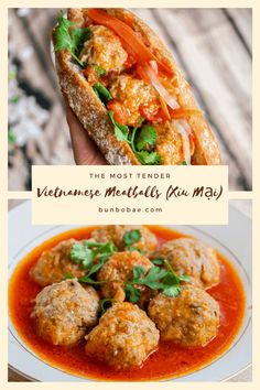 the most tender vietnamese meatballs you may eat