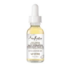 SheaMoisture Overnight Face Oil for All Skin Types 100% Virgin Coconut Oil for Daily Hydration 1 oz Shea Moisture Coconut Oil, Cocoa Butter Formula Skin Therapy Oil, Clean Products, Shea Moisture, Homemade Hair Products, Hydrated Skin, Skin Therapy, Virgin Coconut Oil, Soften Skin