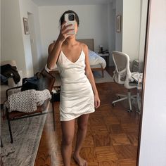 Beginning Boutique White Satin Mini Dress Uk 6 / Us 2 Never Worn Criss Cross Back #Party #Goingout White Mini Dress Beginning Boutique, White Satin Mini Dress, Beginning Boutique, Satin Mini Dress, White Satin, Criss Cross, Going Out, Size 2, Satin