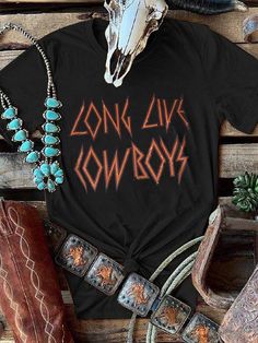 Long Live Cow Boys Tee Cow Boys, Women's Outfits By Occasions, Boy Tees, Long Live, Cow, Cowboy, Casual Outfits, Shop Now, Clothes For Women