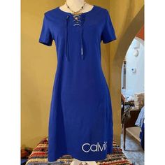 Calvin Klein T-Shirt Dress. Royal Blue. Logo On Front. Size Small. Nwot. 95% Cotton 5% Spandex. 871 Smoke Free Home. Happy To Offer Bundle Discounts Too! Casual V-neck Calvin Klein Dress, Calvin Klein Casual V-neck Dress, Casual Knee-length Calvin Klein Dress, Casual Calvin Klein Knee-length Dress, Calvin Klein Tshirt, Dress Royal Blue, Dress Royal, Klein Blue, Blue Logo