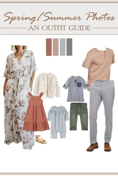 an outfit guide for spring and summer