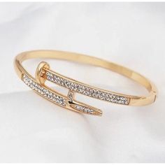 Brand New 14k Gold Women's Bangle Bracelet 14k Yellow Gold Plated Sterling Silver Genuine 2ct Radiant Cut Lab Created Diamonds 7" - The Most Common Women's Size Retail Price $350 Buy With Confidence From A Top Rated Seller With A 99%+ Feedback Rating! A0173 (Id-274) Yellow Gold Channel Set Bracelets, Fine Jewelry Gold Bracelets With Channel Set, Channel Set Diamond Bangle Bracelet Gift, Channel Set Diamond Bangle For Gift, Channel Set Diamond Bangle As Gift, Gift Channel Set Diamond Bangle Bracelet, Channel Set Bangle Bracelets As Gift, Gold Channel Set Bracelet, Channel Set Bangle Jewelry As A Gift