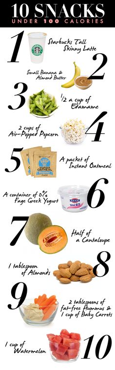 10 Healthy Snacks That Clock in at 100 Calories or Less (Plus a Pinterest-Ready Checklist!) Snacks Under 100 Calories, 100 Calorie Snacks, 100 Calorie, Under 100 Calories, Diet Vegetarian, 100 Calories, Healthy Options, Healthy Tips, Healthy Choices